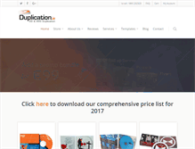 Tablet Screenshot of duplication.ie